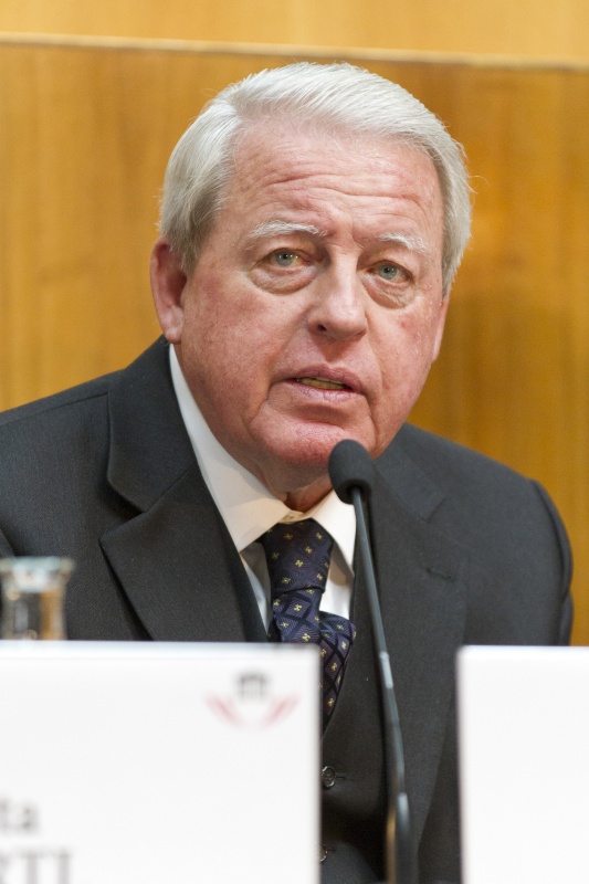 Bundeskanzler a.D. Franz Vranitzky am Wort