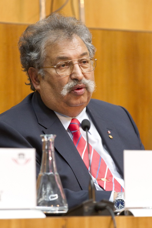 Der Gründer des Vereins Roma Oberwart Rudolf Sarközi