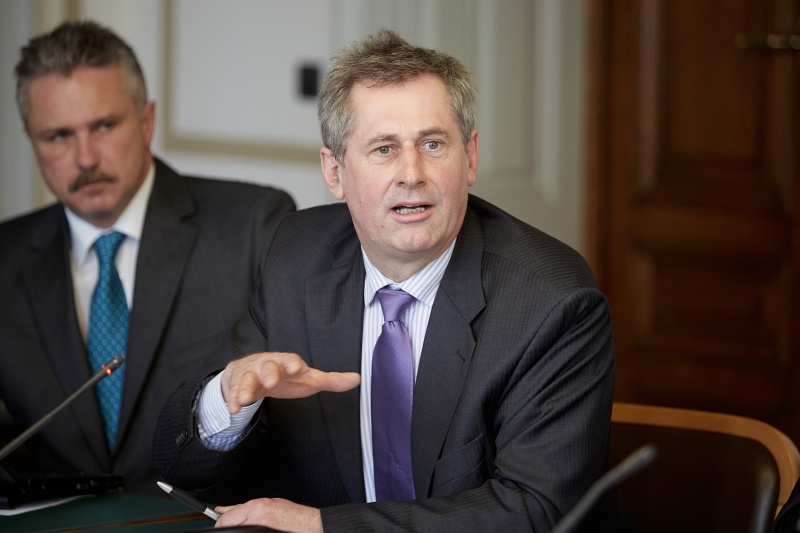 v.li.: Bundesräte Günther Köberl (V) und Erwin Preineder (V) am Wort