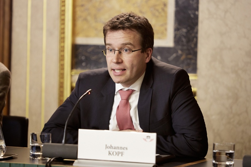 AMS Österreich Johannes Kopf am Wort