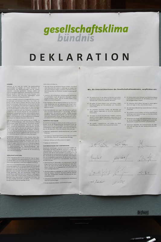 gesellschaftsklima bündnis Deklaration