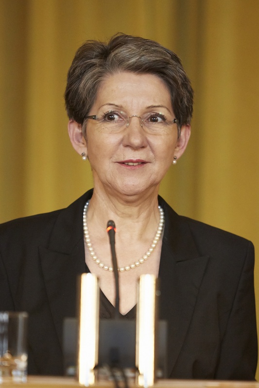 Nationalratspräsidentin Barbara Prammer am Rednerpult