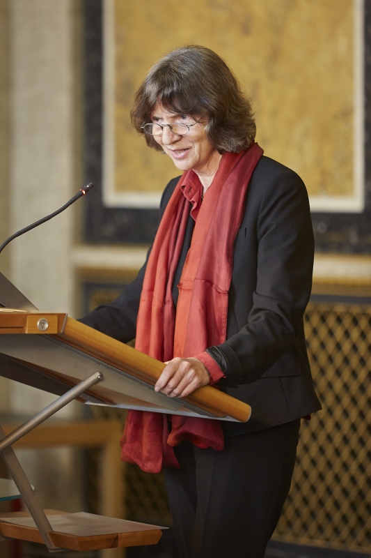Universität Konstanz Aleida Assmann am Rednerpult