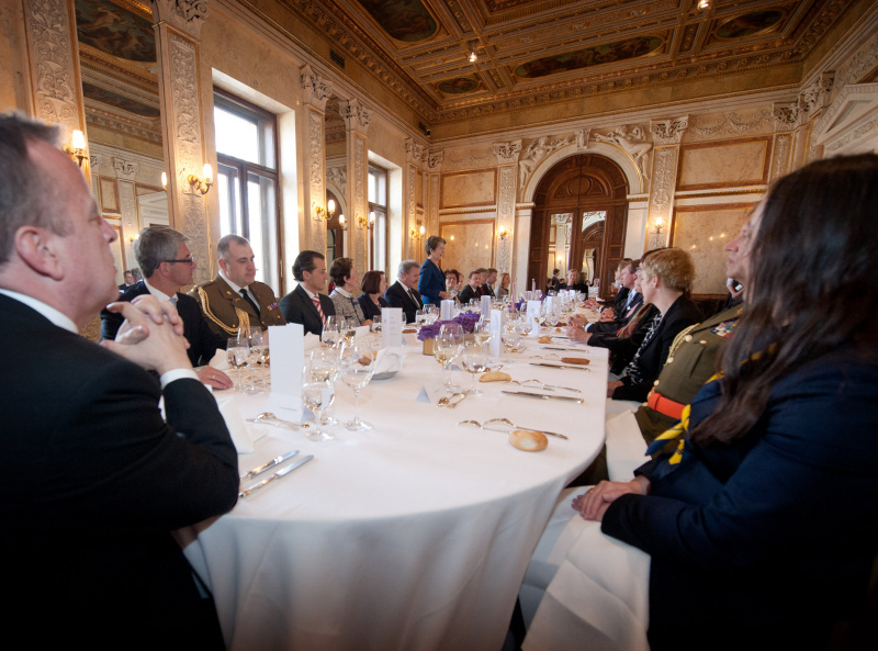 Nationalratspräsidentin Barbara Prammer (S) bei Ihrer Ansprache