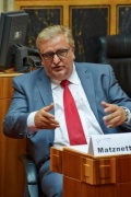 Nationalratsabgeordneter Christoph Matznetter (S) am Podium