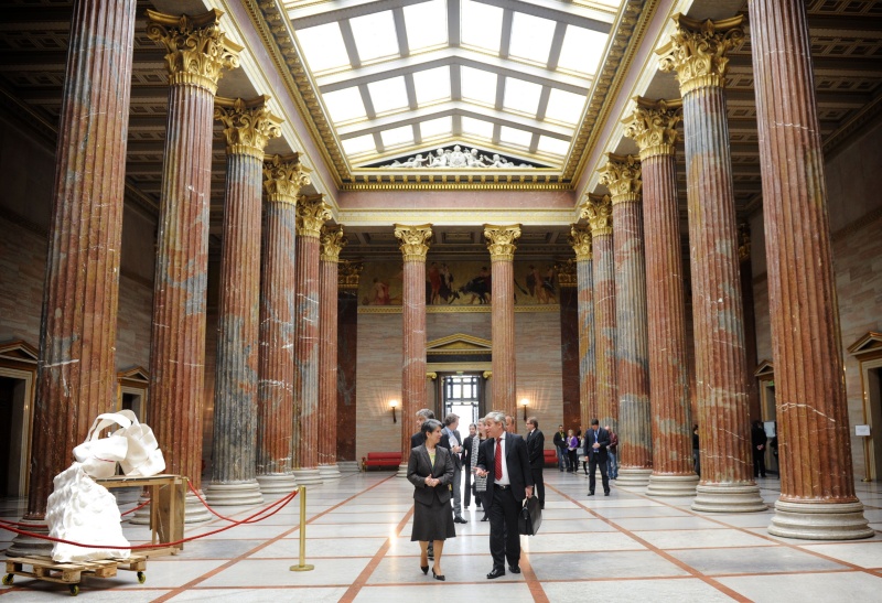 v.li.: Nationalratspräsidentin Barbara Prammer (S) und der Speaker des House of Commons John Bercow