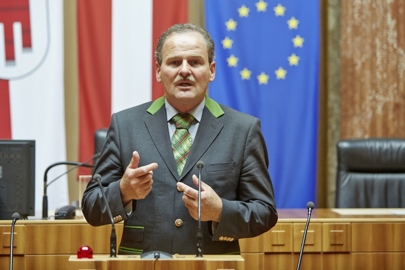 Bundesrat Eduard Köck (V) am Rednerpult