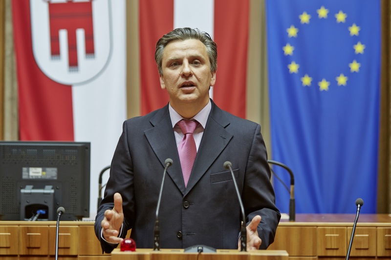 Bundesrat Josef Taucher (S) am Rednerpult