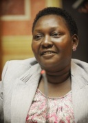 Parlament der Republik Uganda und Mitglied der UWOPA Hon. Jalia Bintu Lukumu