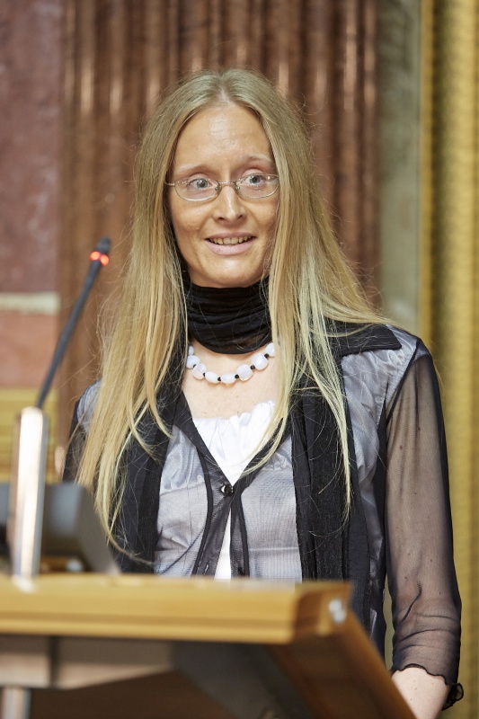 Christiane Tumberger am Rednerpult