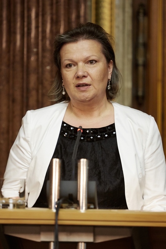 Nationalratsabgeordnete Anneliese Kitzmüller (F) am Rednerpult