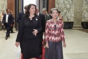 v.li.: Präsidentin der Republik Kosovo Atifete Jahjaga und Nationalratspräsidentin Barbara Prammer