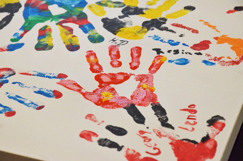 Handabdruck von Nationalratspräsidentin Barbara Prammer (S)