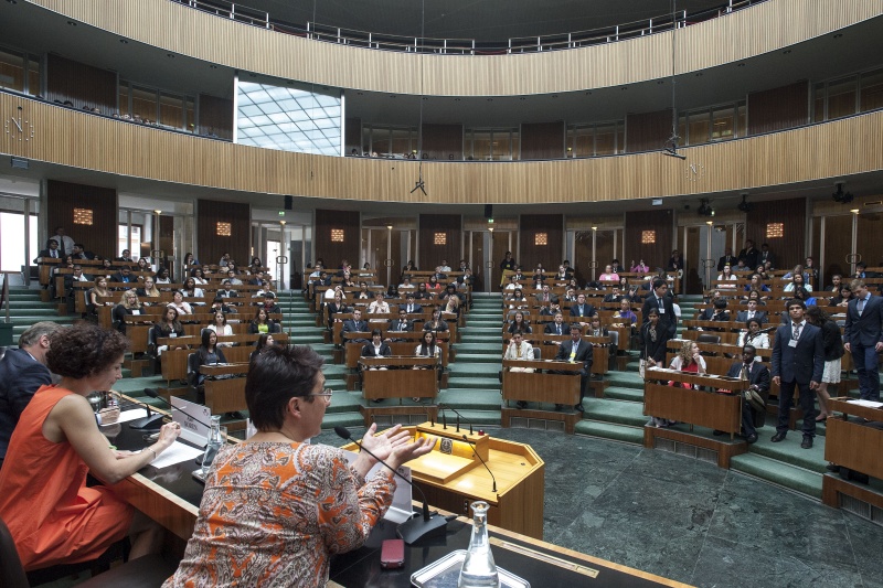Blick in Richtung VeranstaltungsteilnehmerInnen