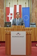 Bundesrat Christian Hafenecker (F) am Rednerpult