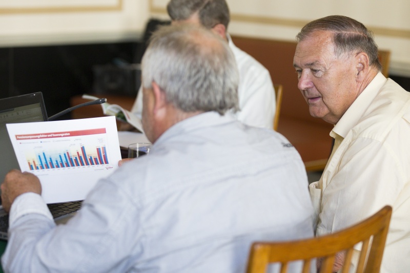 v. re.: Vizepräsident des Pensionistenverbandes Österreichs - PVÖ Johann Grillenberger