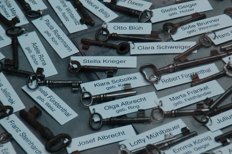 Ausschnitt aus Installation „462 Schlüssel der Servitengasse“, Wien Museum