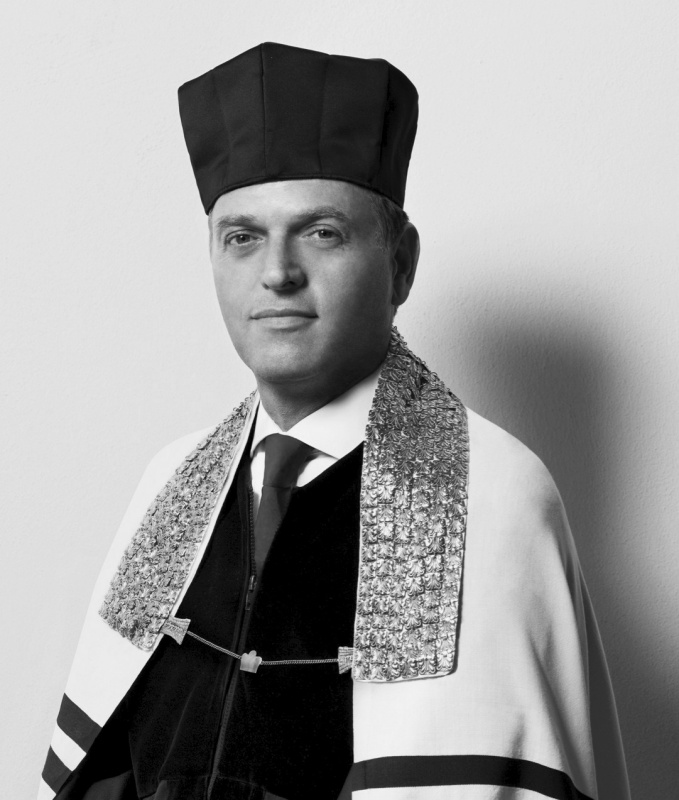 Portrait von Oberkantor Shmuel Barzilai