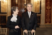 v.li. Nationalratspräsidentin Barbara Prammer im Gespräch mit Bundespräsident Heinz Fischer