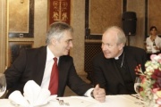 Bundeskanzler Werner Faymann im Gespräch mit Kardinal Christoph Schönborn