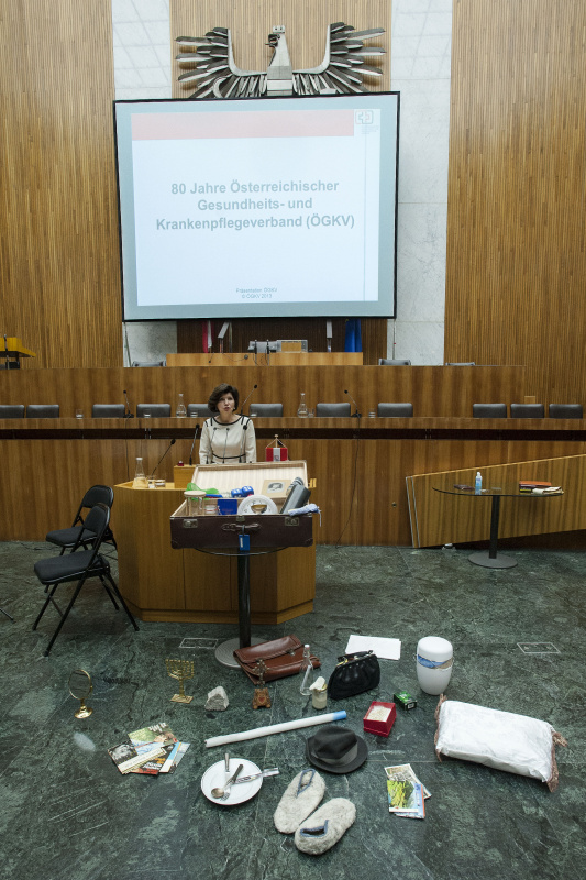 ÖGKV-Präsidentin Ursula Frohner bei ihren Schlussworten