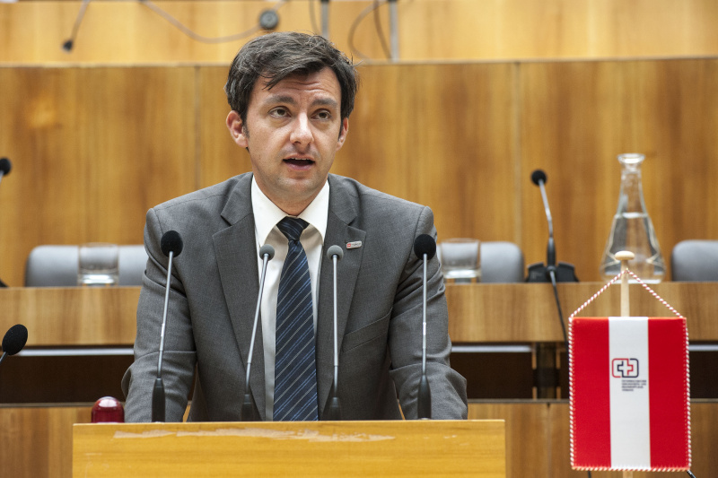 Martin Staudinger bei seinen Grußworten in Vertretung von Bundesminister Rudolf Hundstorfer.