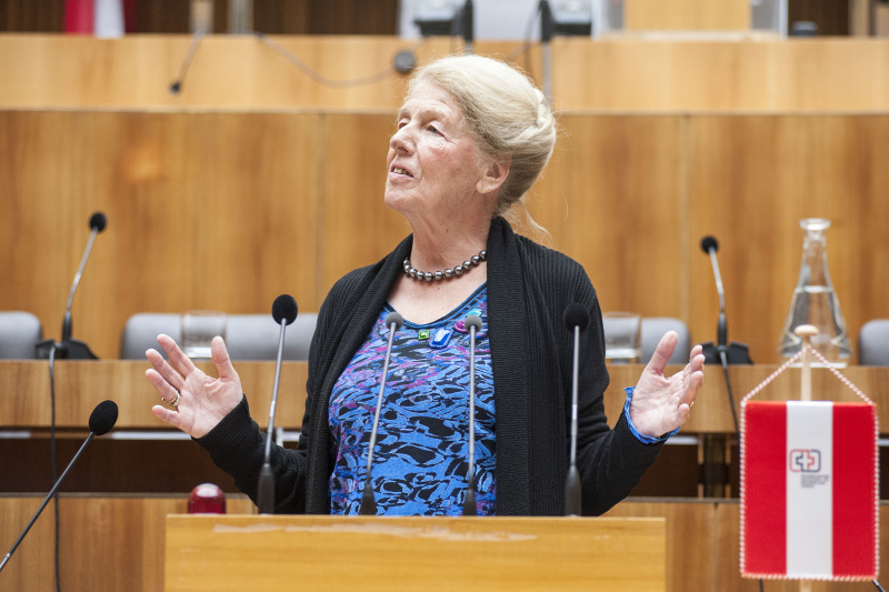 Elisabeth Seidl von der Universität Wien bei ihrem Festvortrag