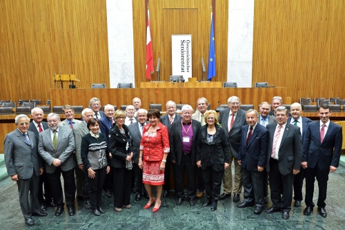 Das neu gewählte Präsidium und Funktionäre des Österreichischen Seniorenrates
