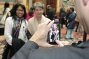 Foto mit Nationalratspräsidentin Barbara Prammer