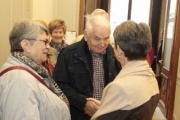 Nationalratspräsidentin Barbara Prammer (Mitte) im Gespräch mit BesucherInnen
