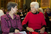 v li. Nationalratspräsidentin Barbara Prammer (S) und Freda Meissner-Blau