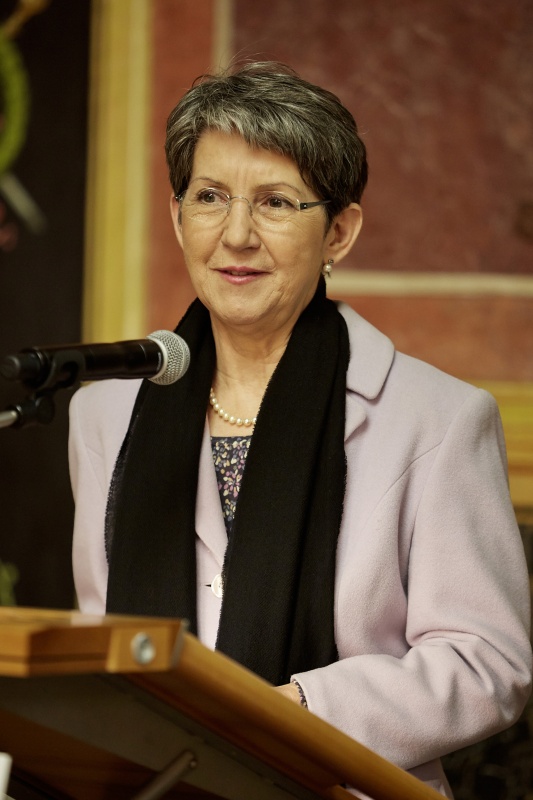Nationalratspräsidentin Barbara Prammer (S) am Rednerpult