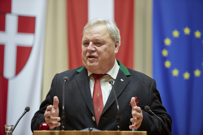 Bundesrat Franz Perhab (V) am Rednerpult