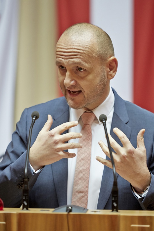 Wien Tourismus Norbert Kettner am Rednerpult