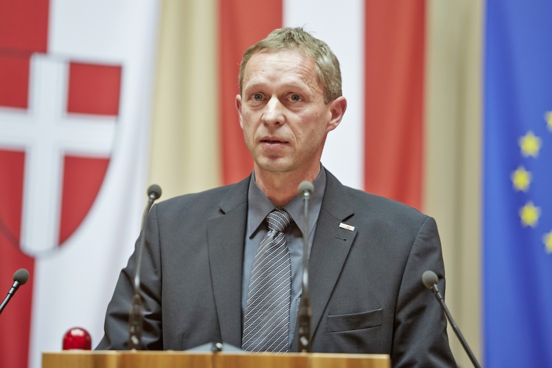 Direktor Graz Tourismus Dieter Hardt-Stremayer am Rednerpult