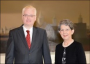v.li.: Kroatischer Staatspräsident Ivo Josipović und Nationalratspräsidentin Barbara Prammer (S)
