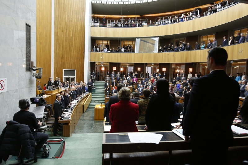 Blick Richtung Ministerbank