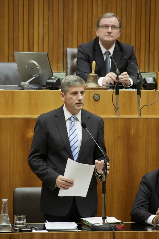 Vizekanzler Michael Spindelegger (V) am Wort