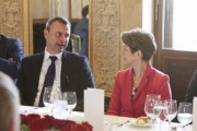 Dritter Nationalratspräsident Norbert Hofer (F) im Gespräch mit Nationalratspräsidentin Barbara Prammer (S)