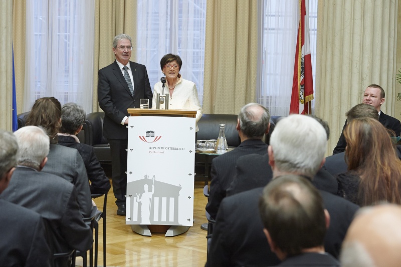 Dankesworte von Generalsekretärin der Österreichischen Freunde von Yad Vashem Ulrike Schuster und 
Vorsitzender der Österreichischen Freunde von Yad Vashem Günther Schuster