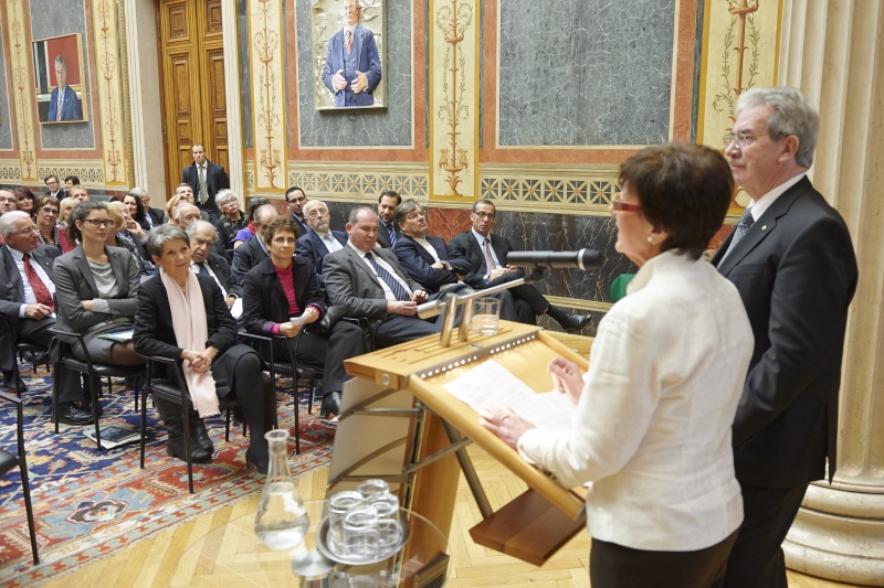 Dankesworte von Generalsekretärin der Österreichischen Freunde von Yad Vashem Ulrike Schuster und 
Vorsitzender der Österreichischen Freunde von Yad Vashem Günther Schuster