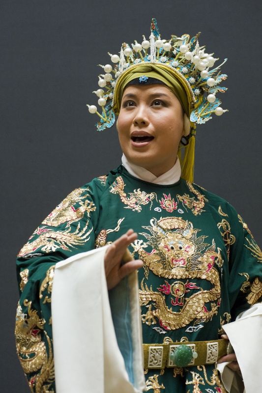 Darbietung der Peking-Opern-Künstler