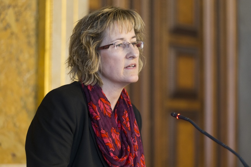 Hessische Stiftung Friedens- und Konfliktforschung Simone Wisotzki am Wort