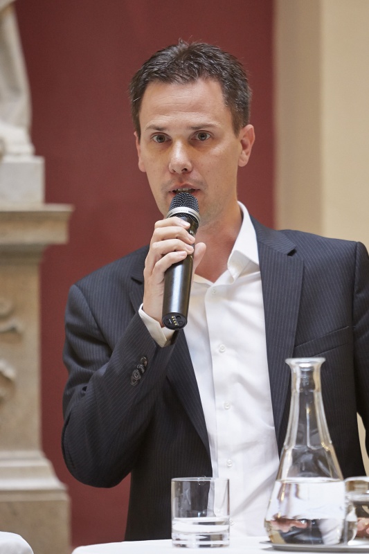 Regionalmedien Stefan Lassnig bei seiner Wortmeldung