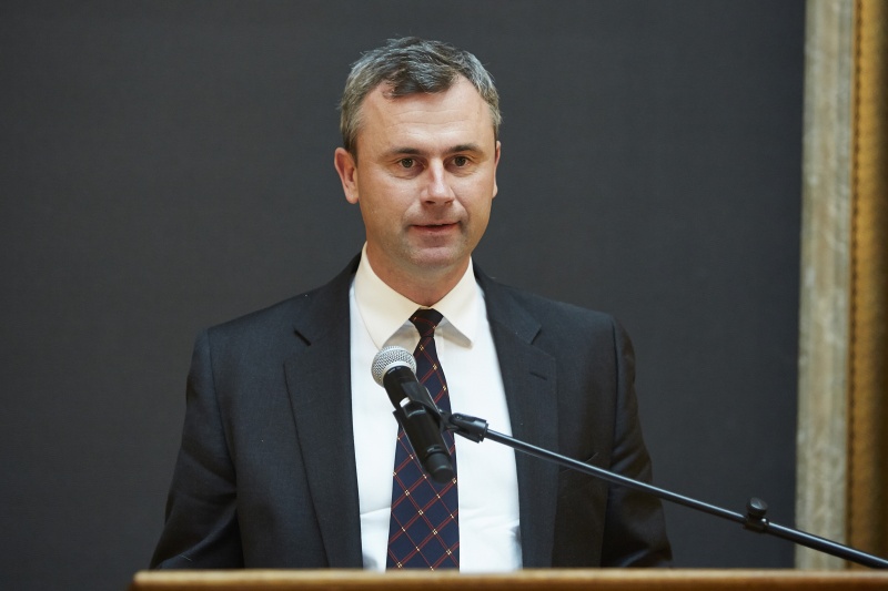 3. Nationalratspräsident Norbert Hofer (F) begrüßt seine Gäste