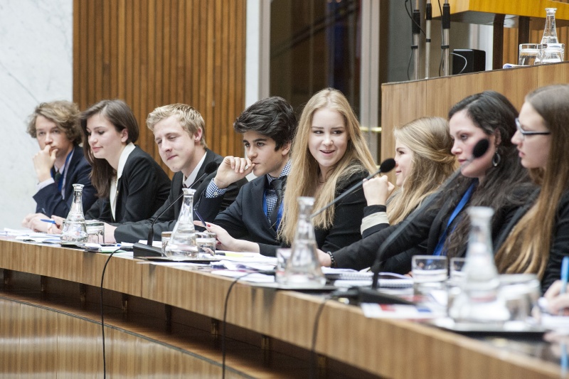 Blick in Richtung Regierungsbank