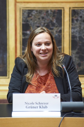 Bundesratsmitglied Nicole Schreyer (G)