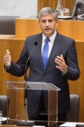 Finanzminister Michael Spindelegger (V) bei seiner Budgetrede