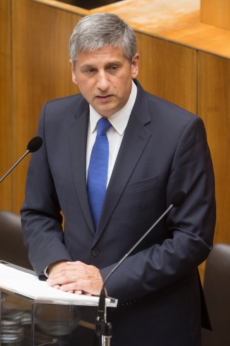 Finanzminister Michael Spindelegger (V) bei seiner Budgetrede