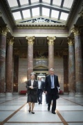 v.li.: Nationalratspräsidentin Barbara Prammer (S) und der Präsident des australischen Senats John Hogg